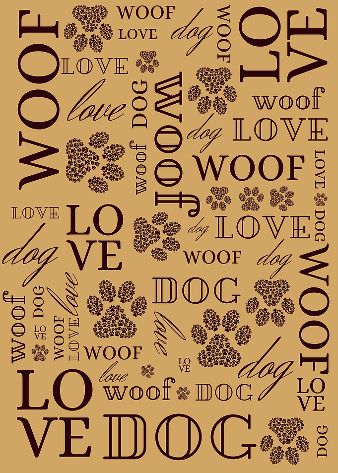 Love Dogs Text Board