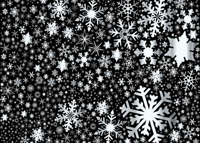 Silver Christmas Snowflake