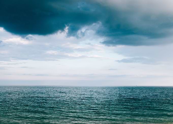 Sea And Storm Clouds