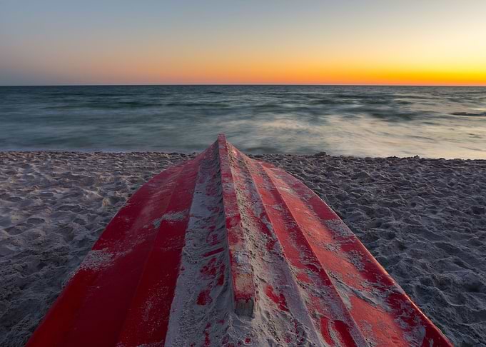 Baltic Sea Shore And Boat