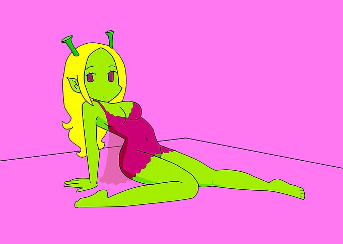 alien girl