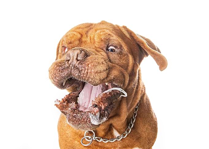 Dogue de Bordeaux funny