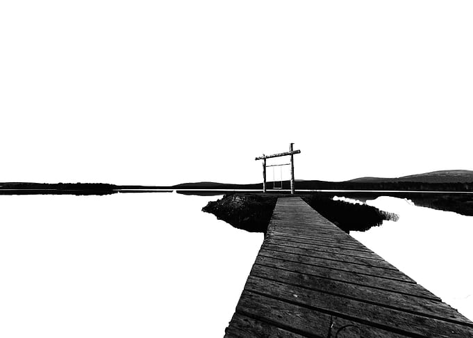 Path To A Wooden Swing