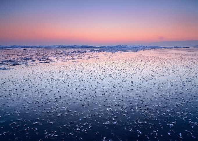 Colorful Sunset At The Sno