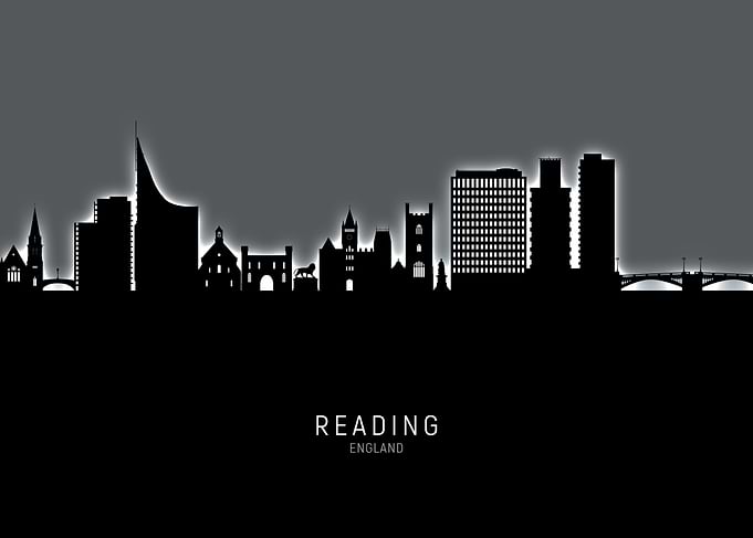 Reading England Skyline