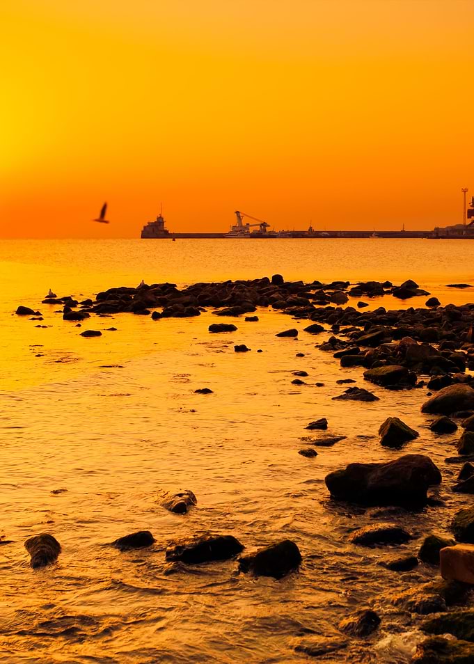 Sunrise Over Sea
