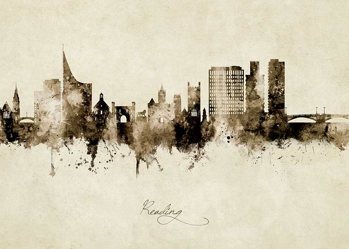 Reading England Skyline