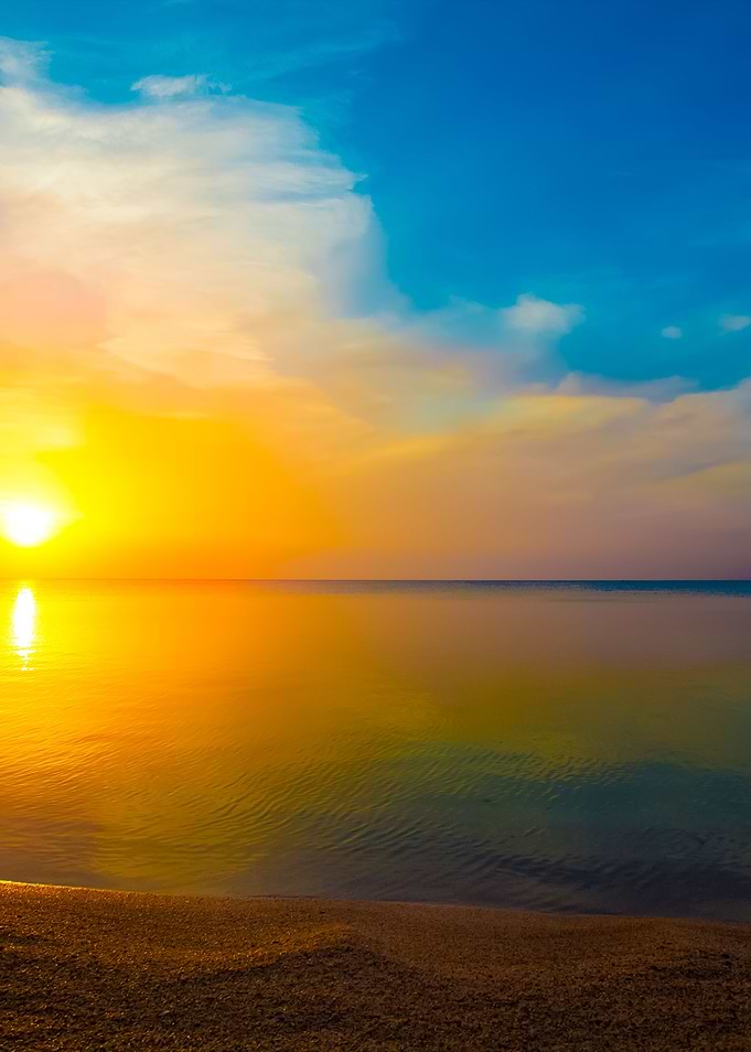Sunrise Over Sea