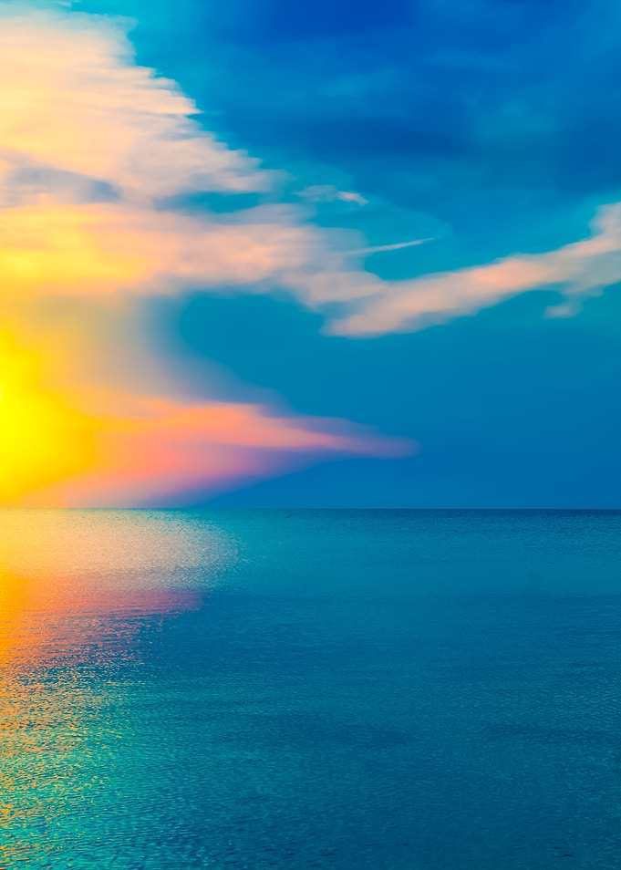 Sunrise Over Sea
