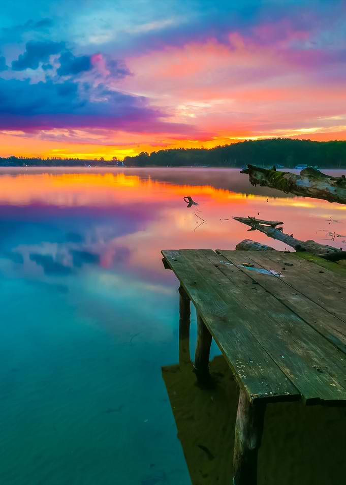 Beautiful Lake Landscape W