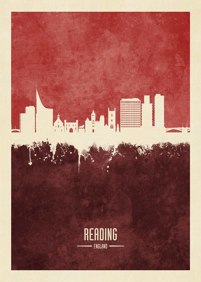 Reading England Skyline
