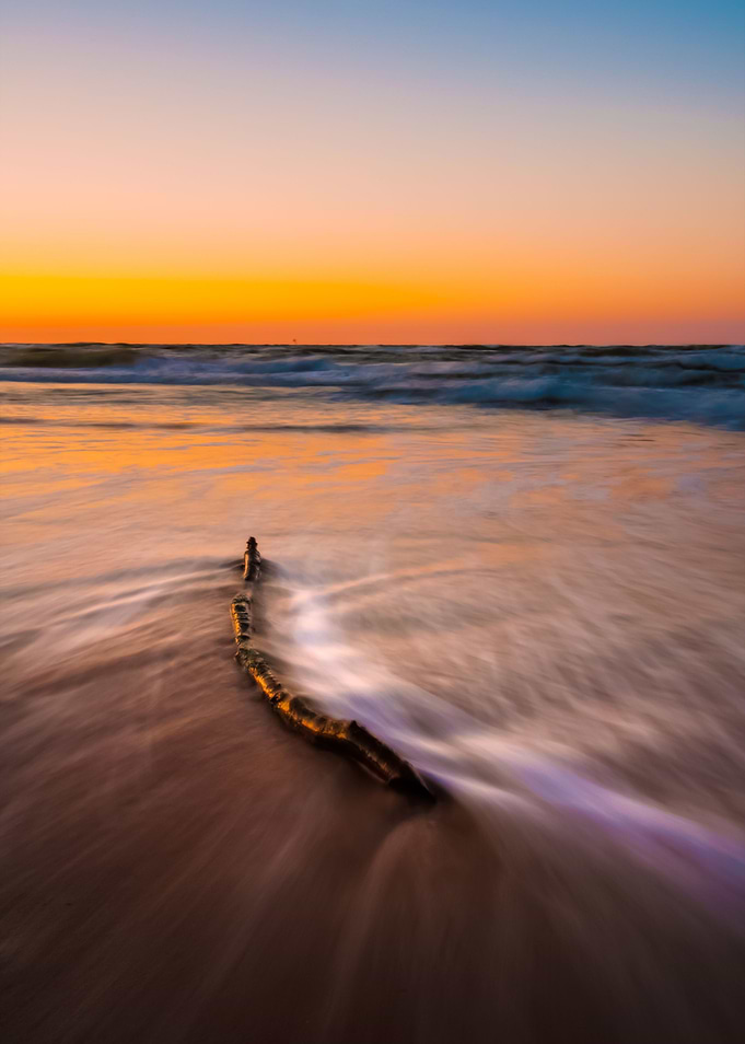 Sea Coast At Sunset