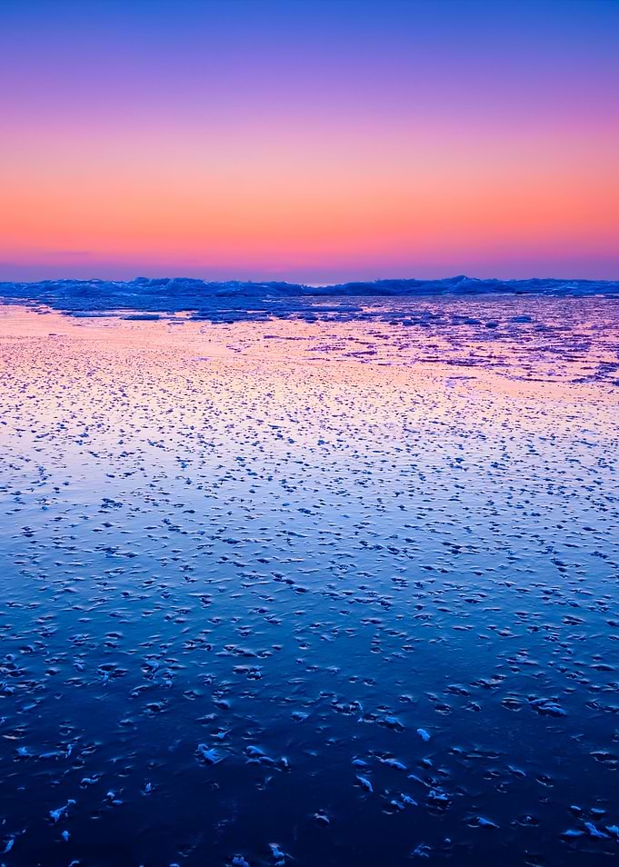 Colorful Sunset At The Sno