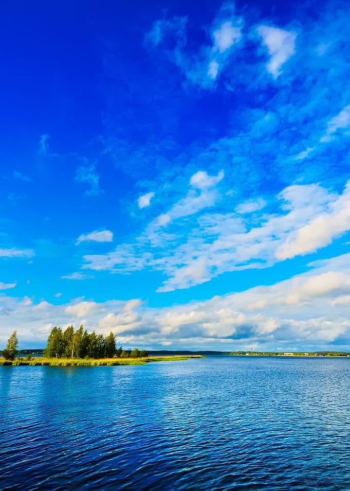 Lake And The Dramatic Clou