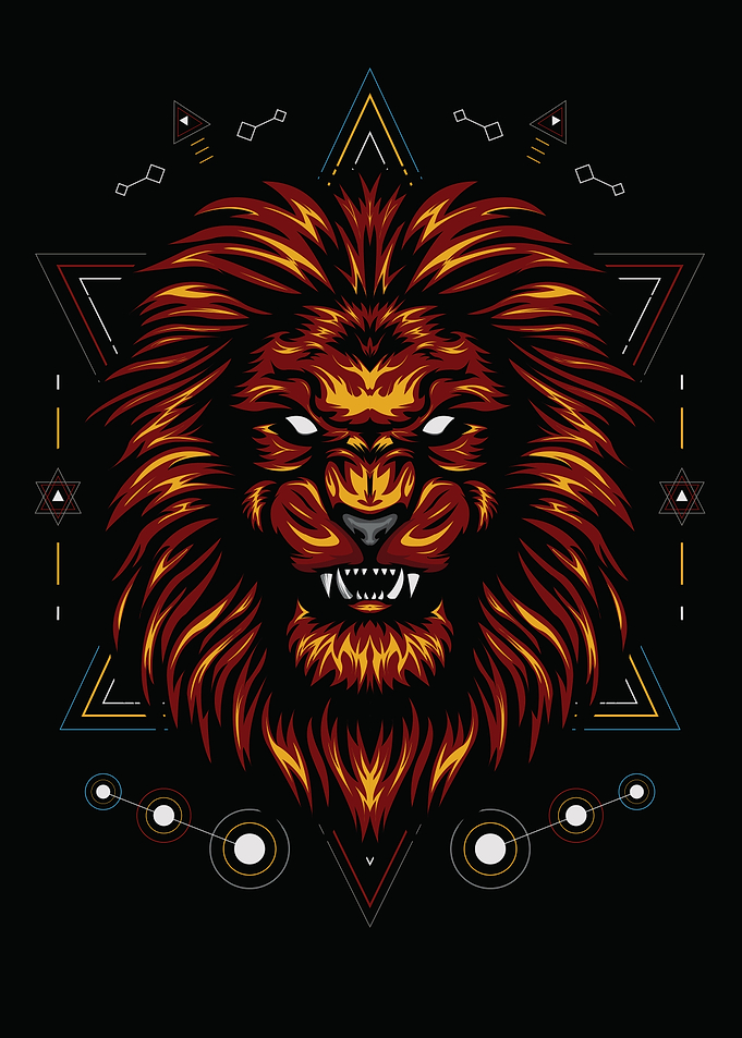 Vector Lion Illustration