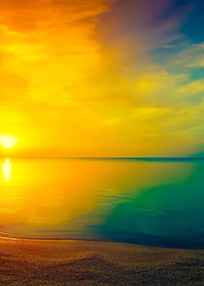 Sunrise Over Sea