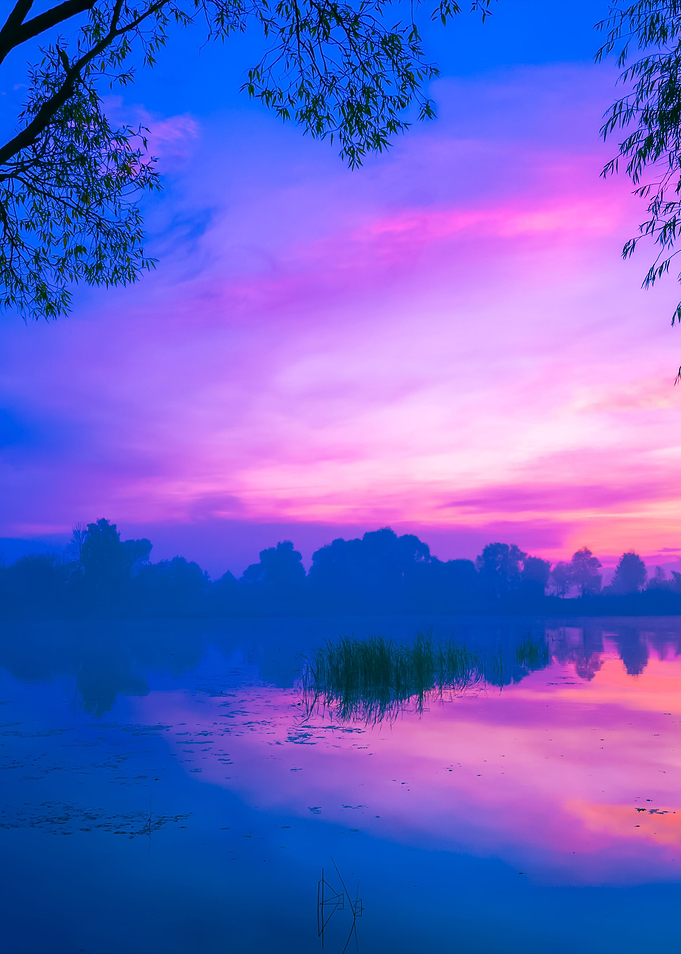 Early Morning Dawn Over Th