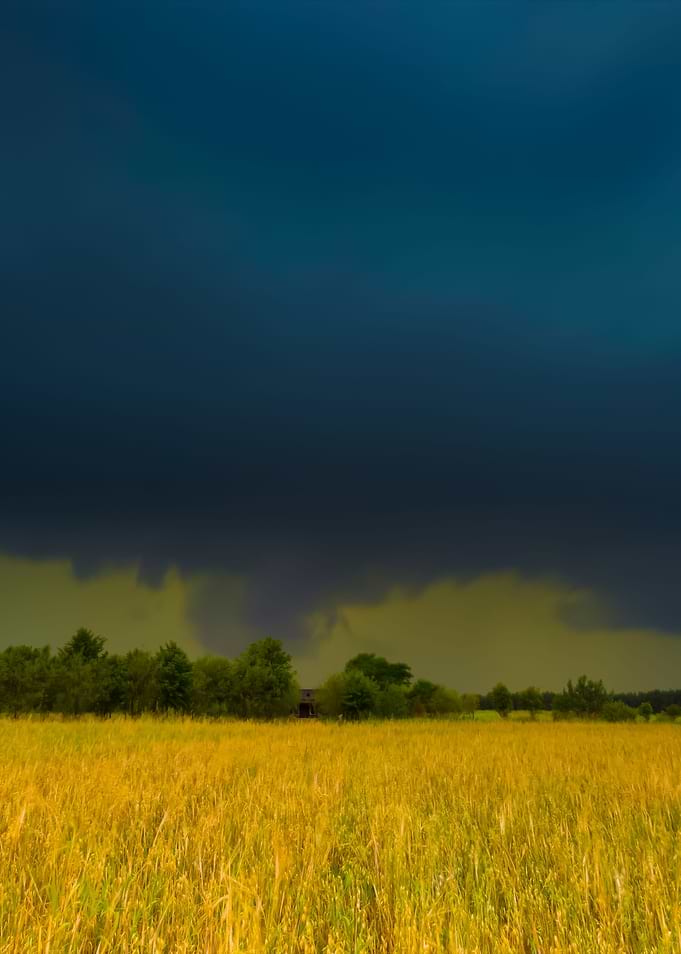Dark Stormy Clouds Over Co