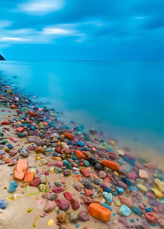 Rocky Sea Shore At Sunrise