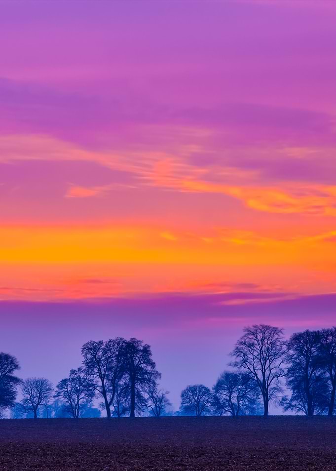 After Sunset Colorful Sky