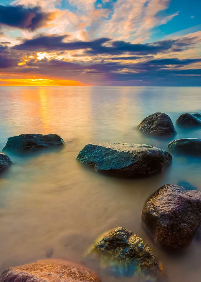 Rocky Baltic Sea Shore