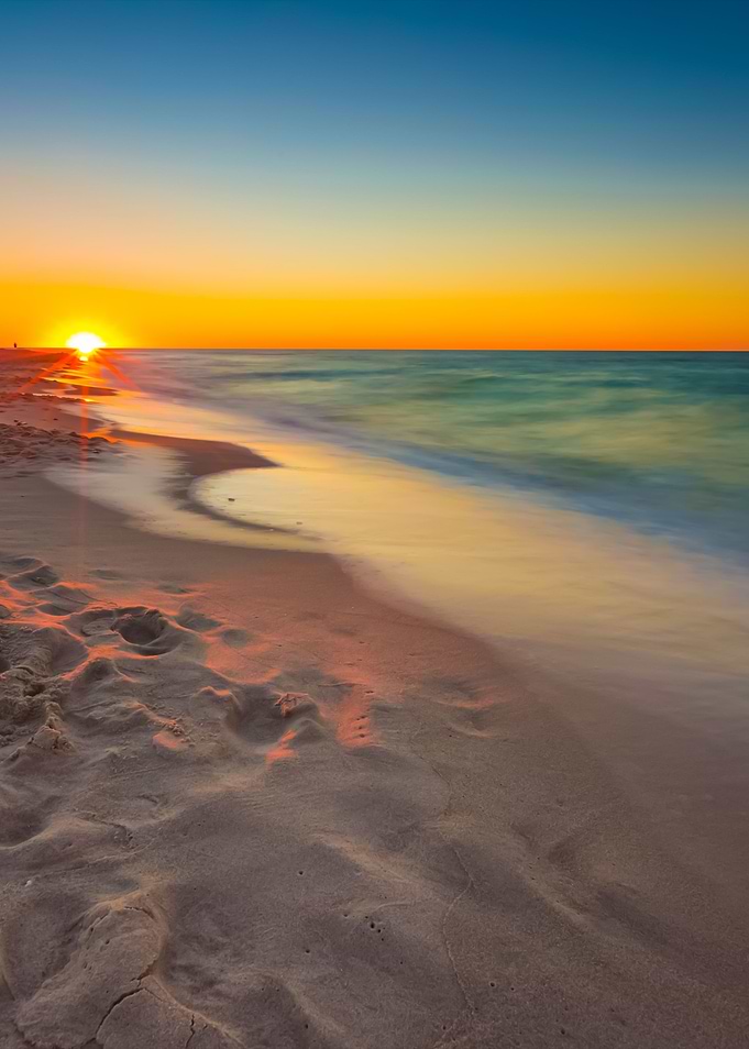 Baltic Sea Shore After Sun