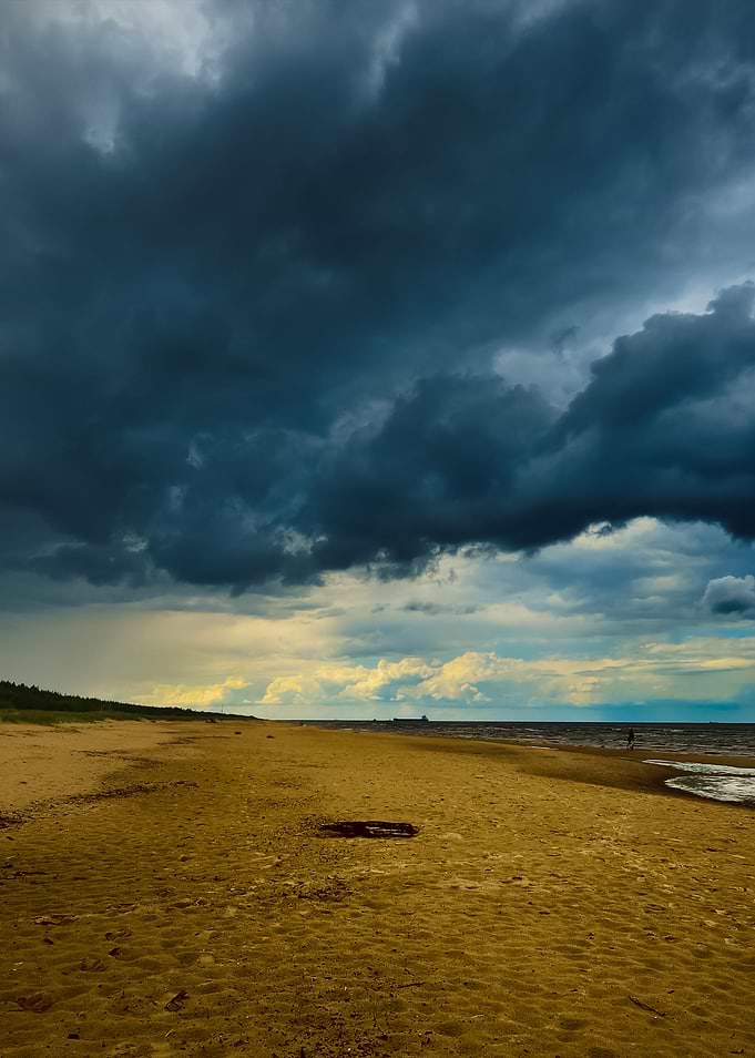 Baltic Sea Shore In Latvia