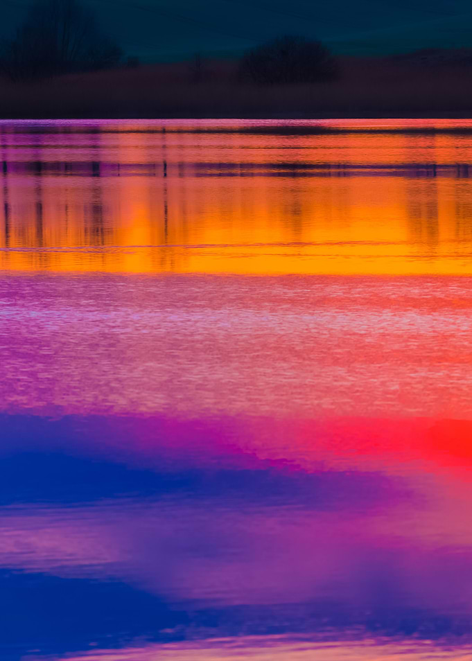 Beautiful Lake With Colorf