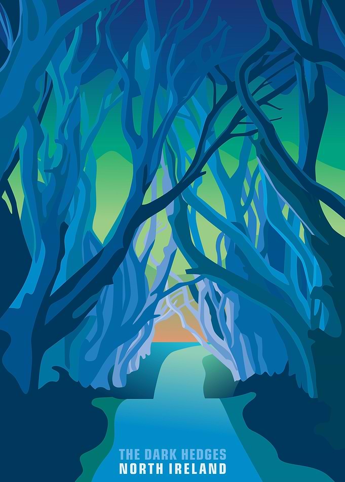 The dark hedges