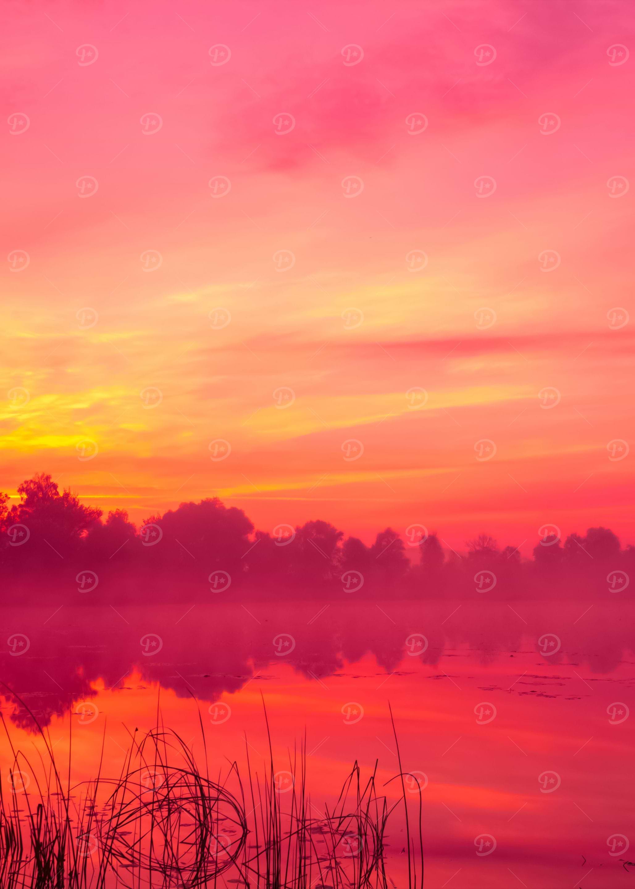 Early Morning Dawn Over Th