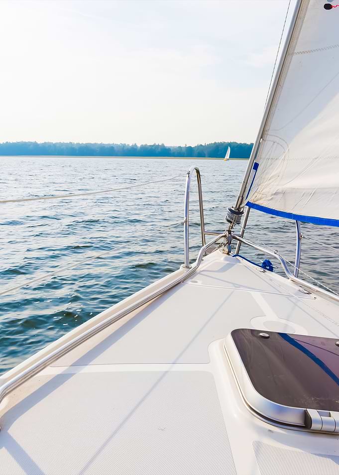 Yacht On Lake