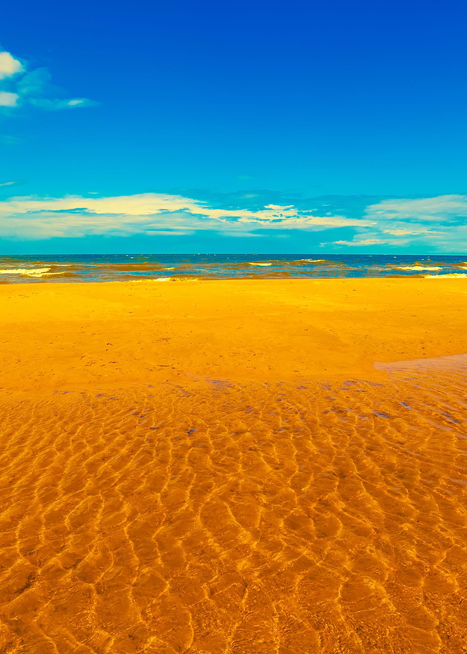 The Beach At High Tide