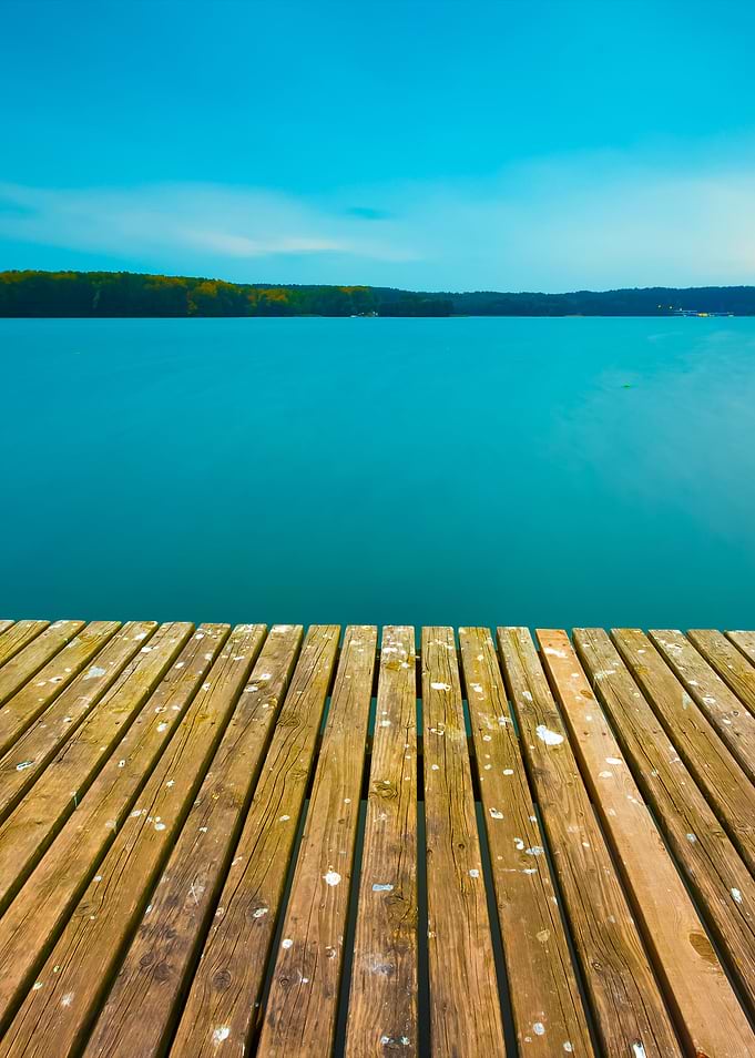Wooden Jetty On City Beach