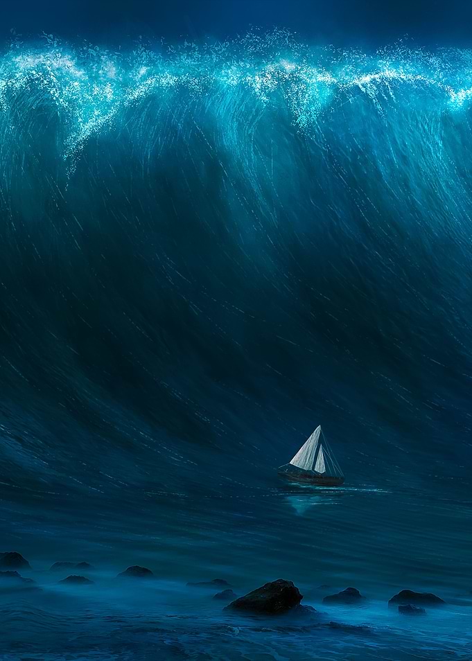 Large Wave