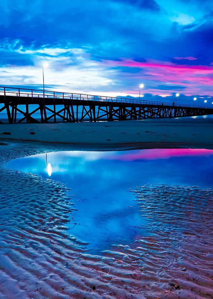 Pink Jetty Sunset