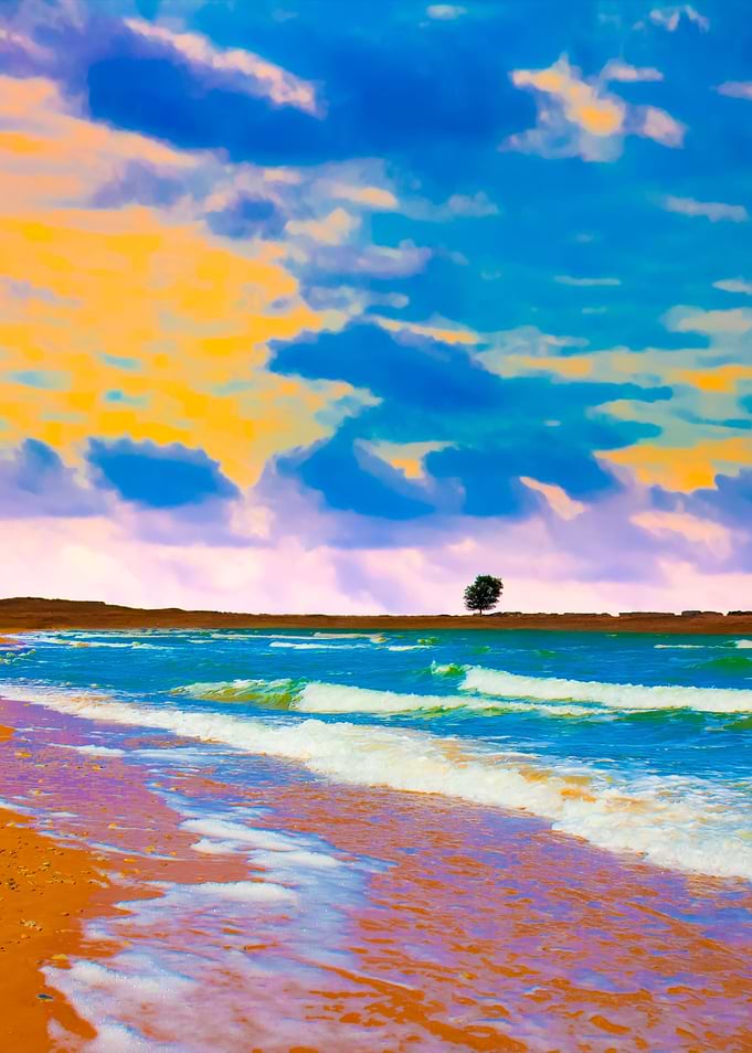 Beautiful Desert Beach At