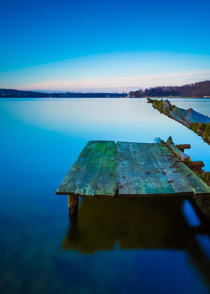 Lake Landscape With Small