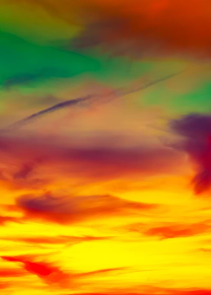 Colorful Cloudy Sky After