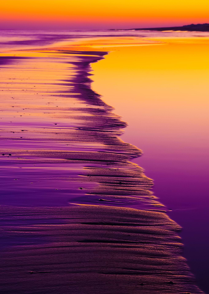 Sea Coast At Sunset