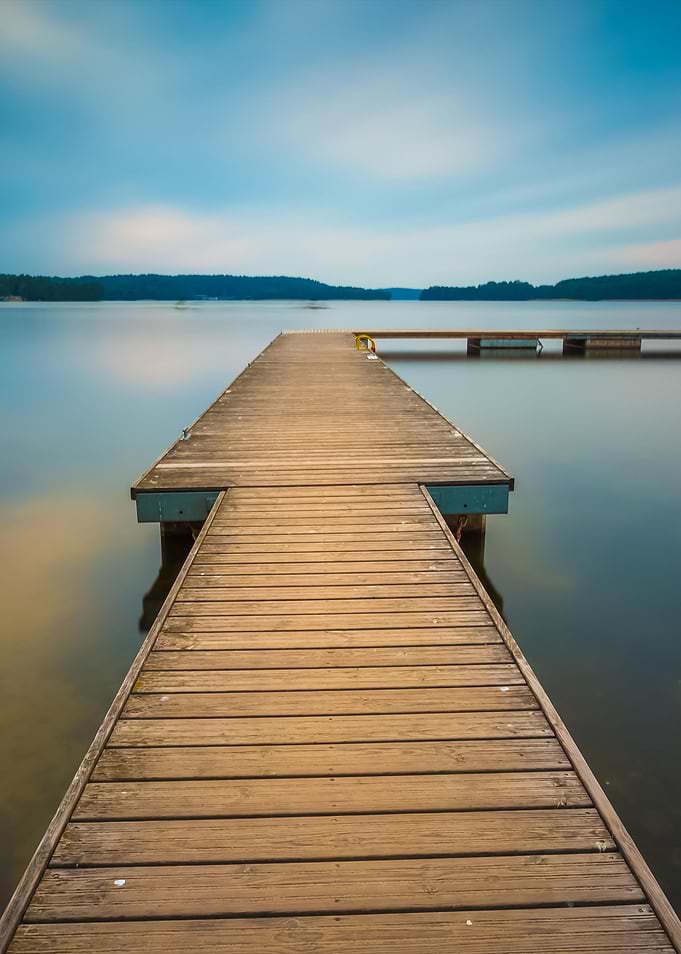 Wooden Jetty On City Beach