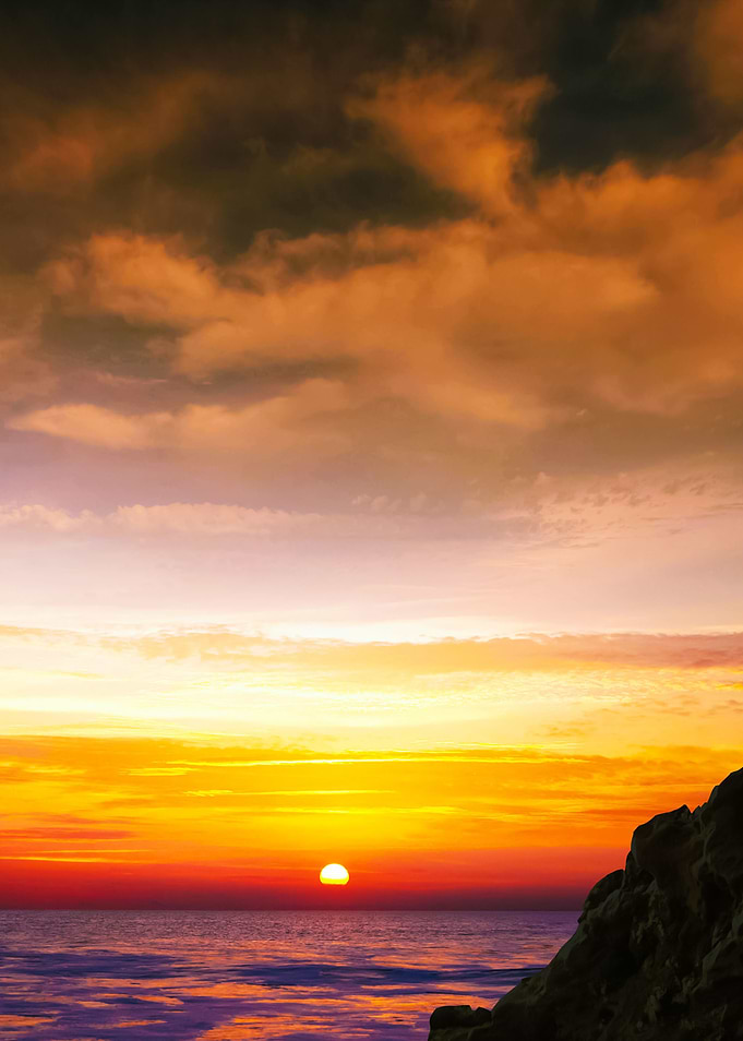 Woman In Praise At Sunrise