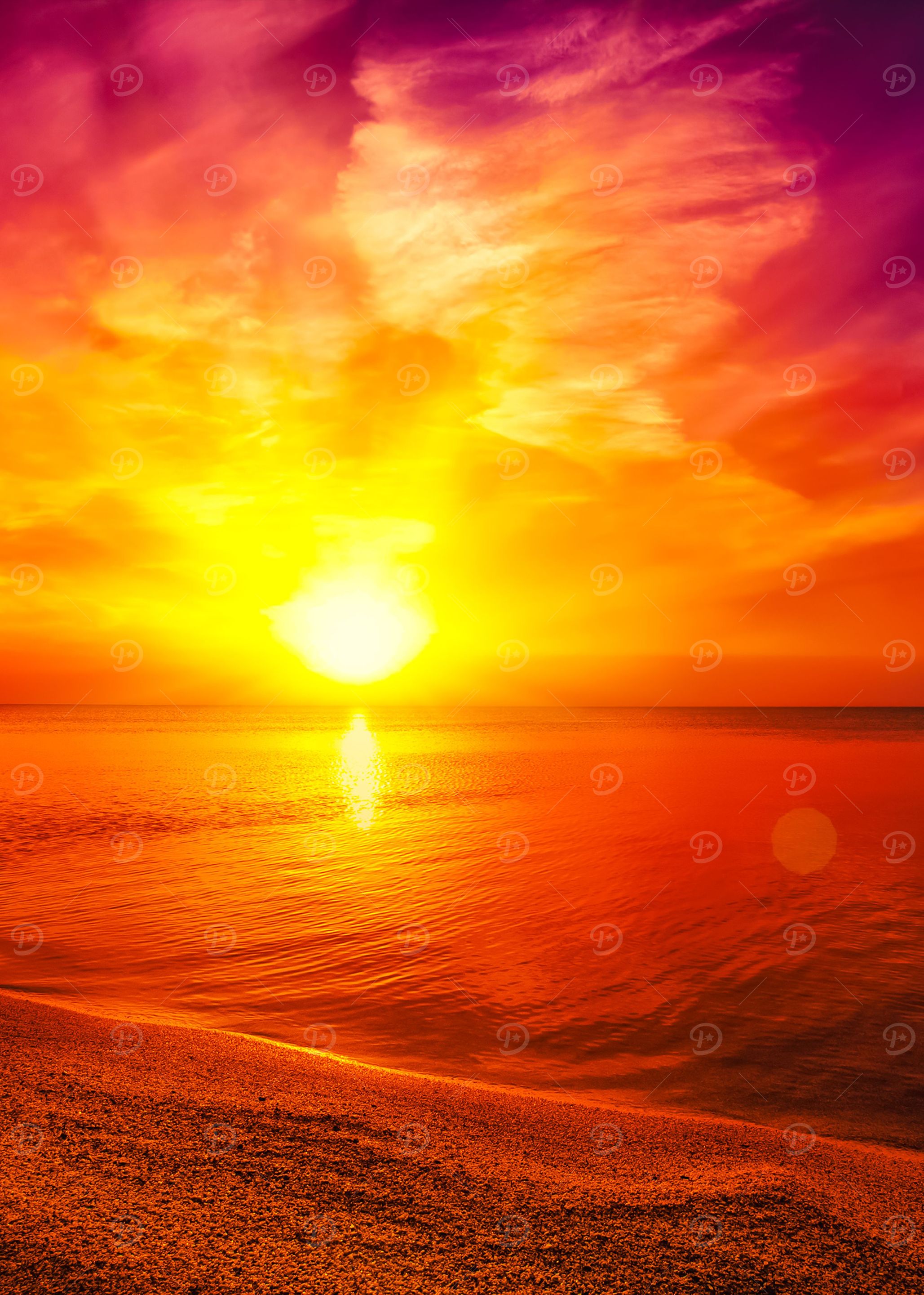 Sunrise Over Sea