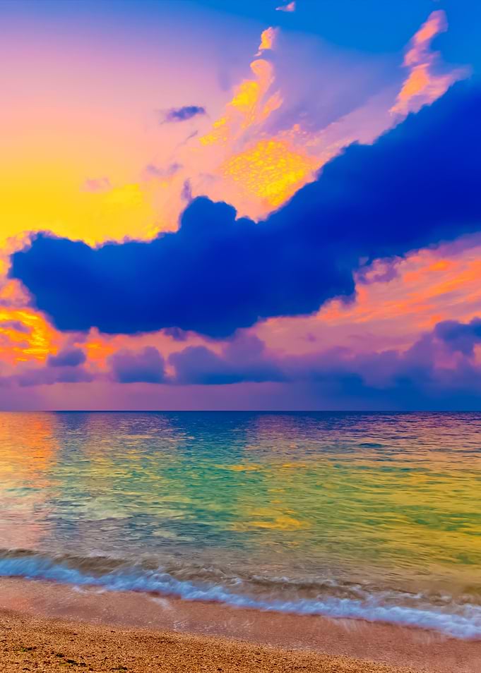 Sunrise Over Sea