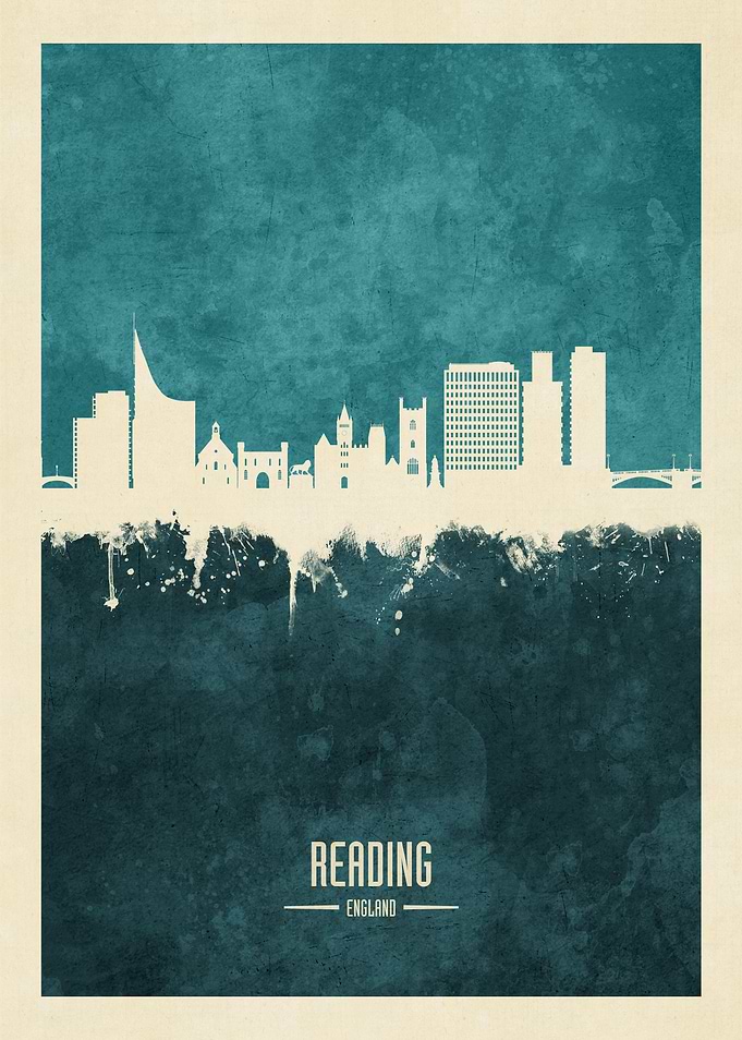 Reading England Skyline