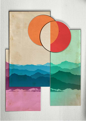 AbstractSunsDesert