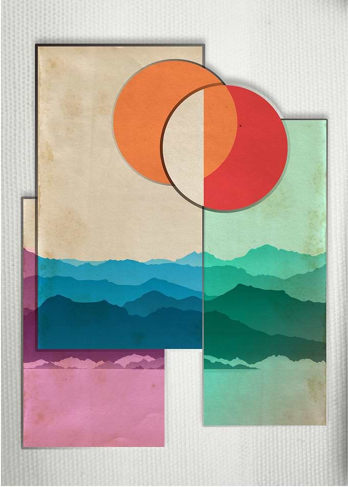 AbstractSunsDesert