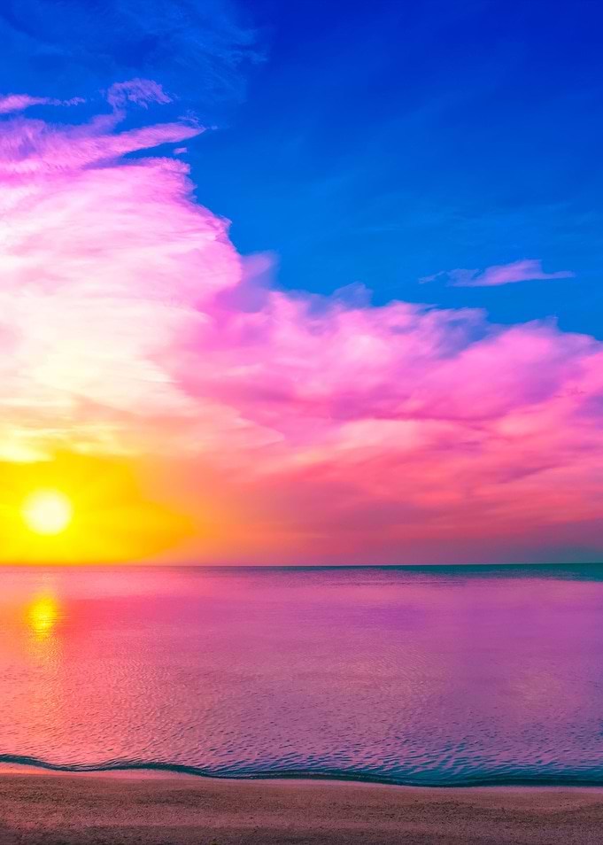 Sunrise Over Sea