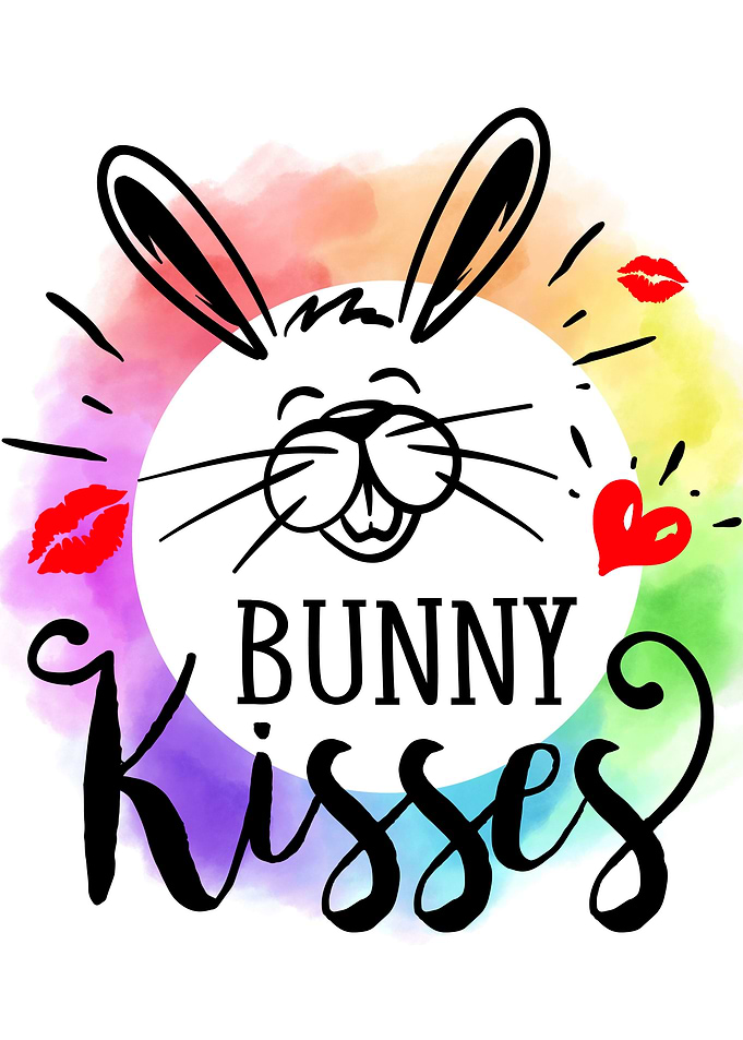 Happy Easter Bunny Kisses