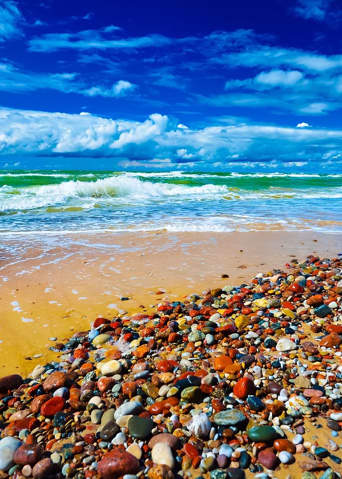 Baltic Sea Shore In Latvia