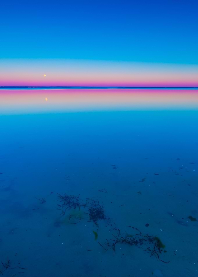 Beautiful Beach Before Sun